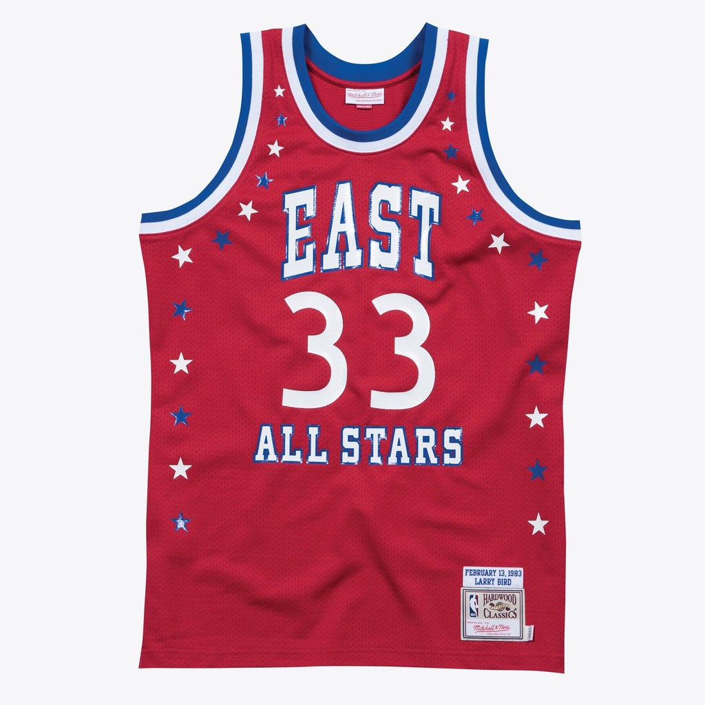 Larry Bird Boston Celtics All-Star East Authentic Jersey - Scarlett - Mens product image 3, provided for visual reference