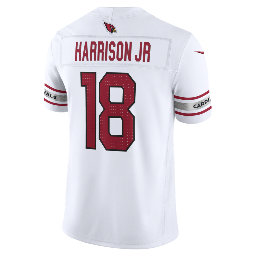 Arizona Cardinals Marvin Harrison Jr. White Vapor F.U.S.E. Stitched Limited Jersey product image 6, provided for visual
