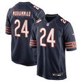 Chicago Bears Malik Muhammad Navy Team Game Jersey product image 1, provided for visual reference and product detail review