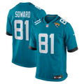 Jacksonville Jaguars R. Jay Soward Teal Retired Player Team Game Jersey product image 1, provided for visual reference and