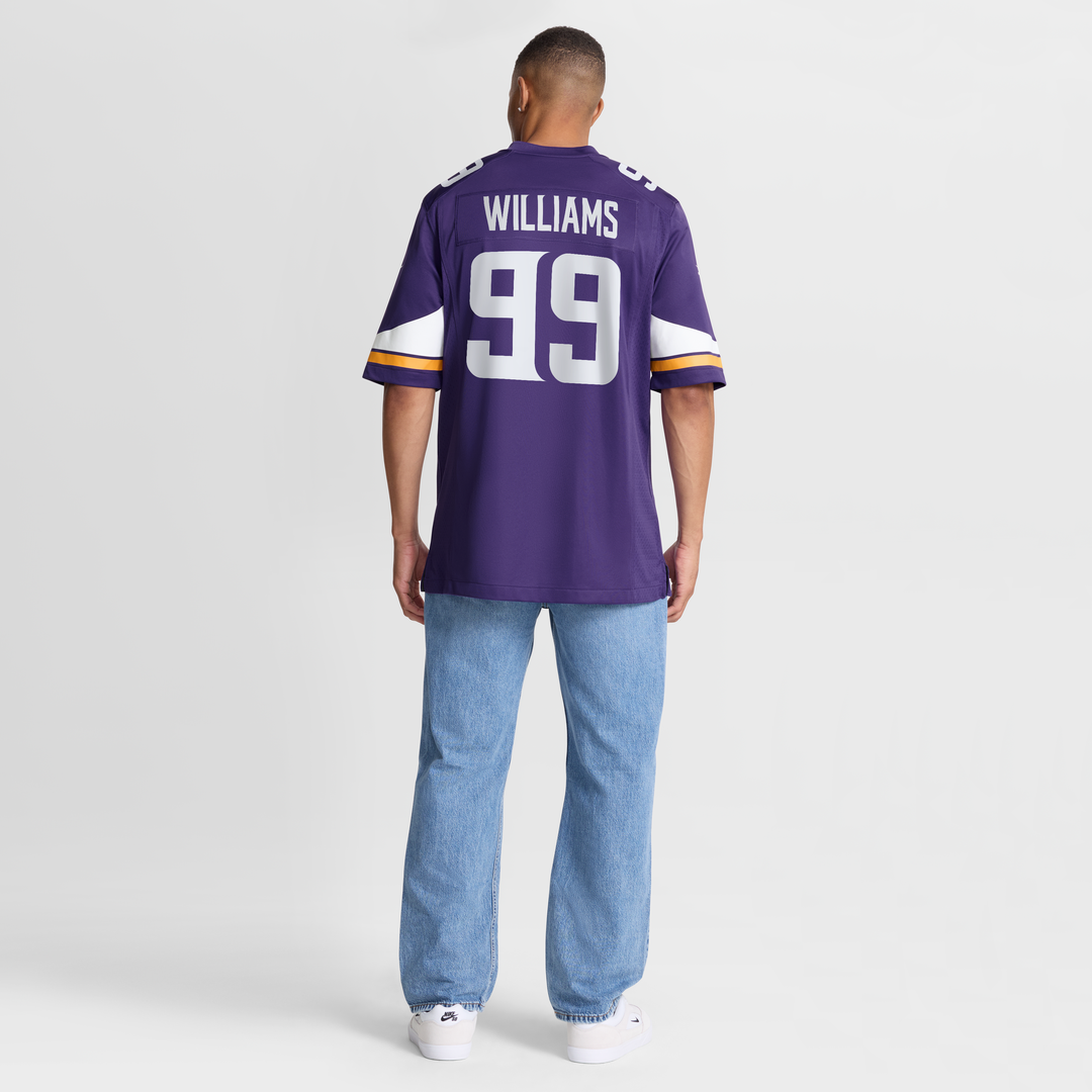 Minnesota Vikings Elijah Williams Purple Team Game Jersey product image 8, provided for visual reference and product detail