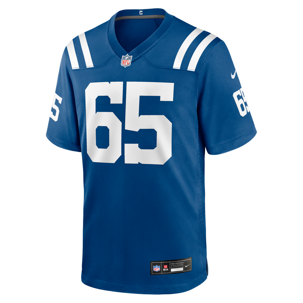 Indianapolis Colts Jimmy Morrissey Royal Team Game Jersey product image 2, provided for visual reference and product detail