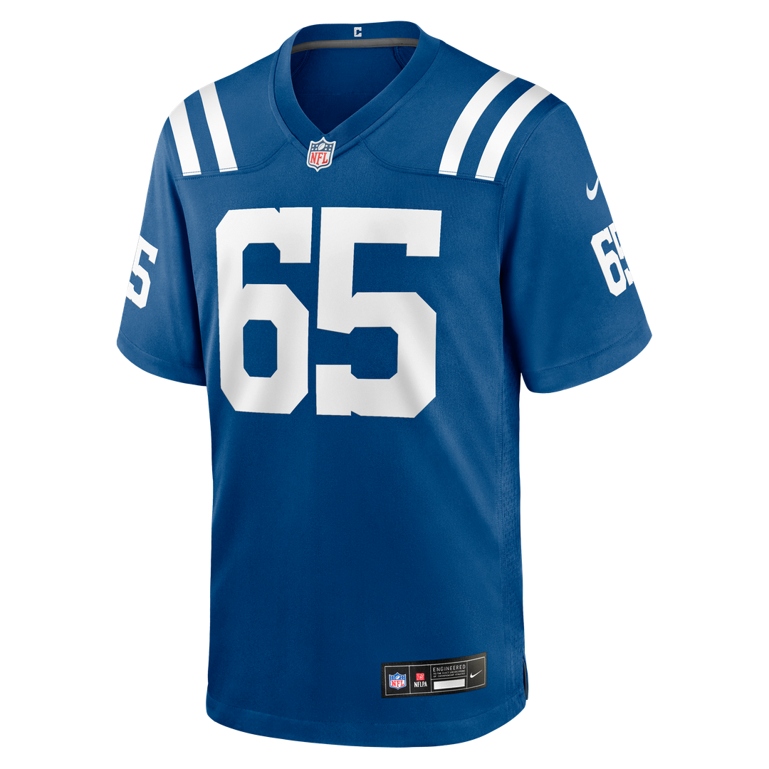Indianapolis Colts Jimmy Morrissey Royal Team Game Jersey product image 2, provided for visual reference and product detail