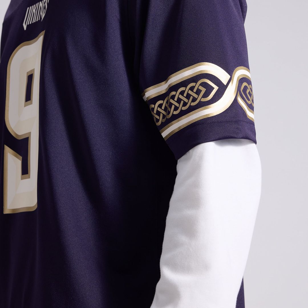 Minnesota Vikings J.J McCarthy Purple 2026 Rivalries Collection Game Jersey product image 12, provided for visual reference