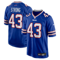 Buffalo Bills Dorian Strong Royal Team Game Jersey product image 1, provided for visual reference and product detail review