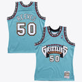 Vancouver Grizzlies Bryant Reeves 1995 Swingman Authentic Basketball Jersey - Teal product image 1, provided for visual