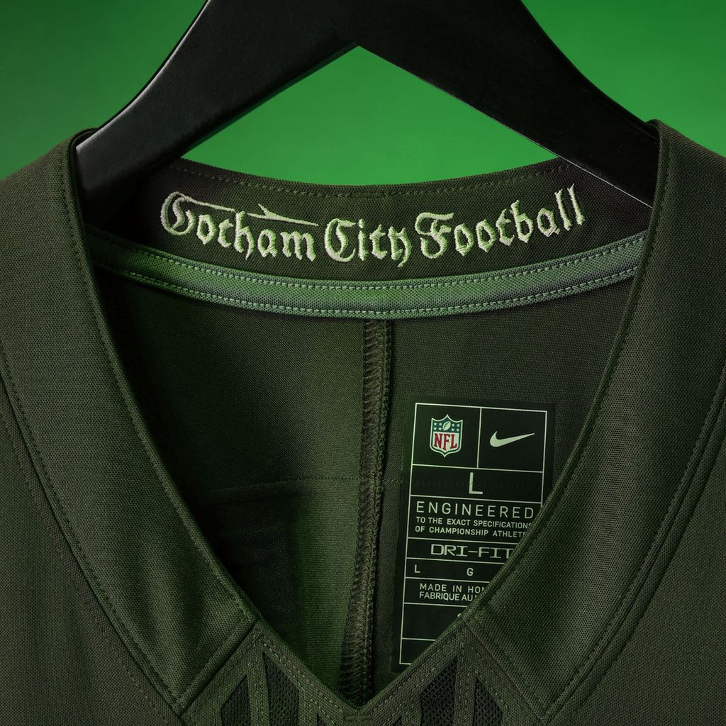 New York Jets Garrett Wilson Green Rivalries Collection Stitched Limited Jersey product image 4, provided for visual