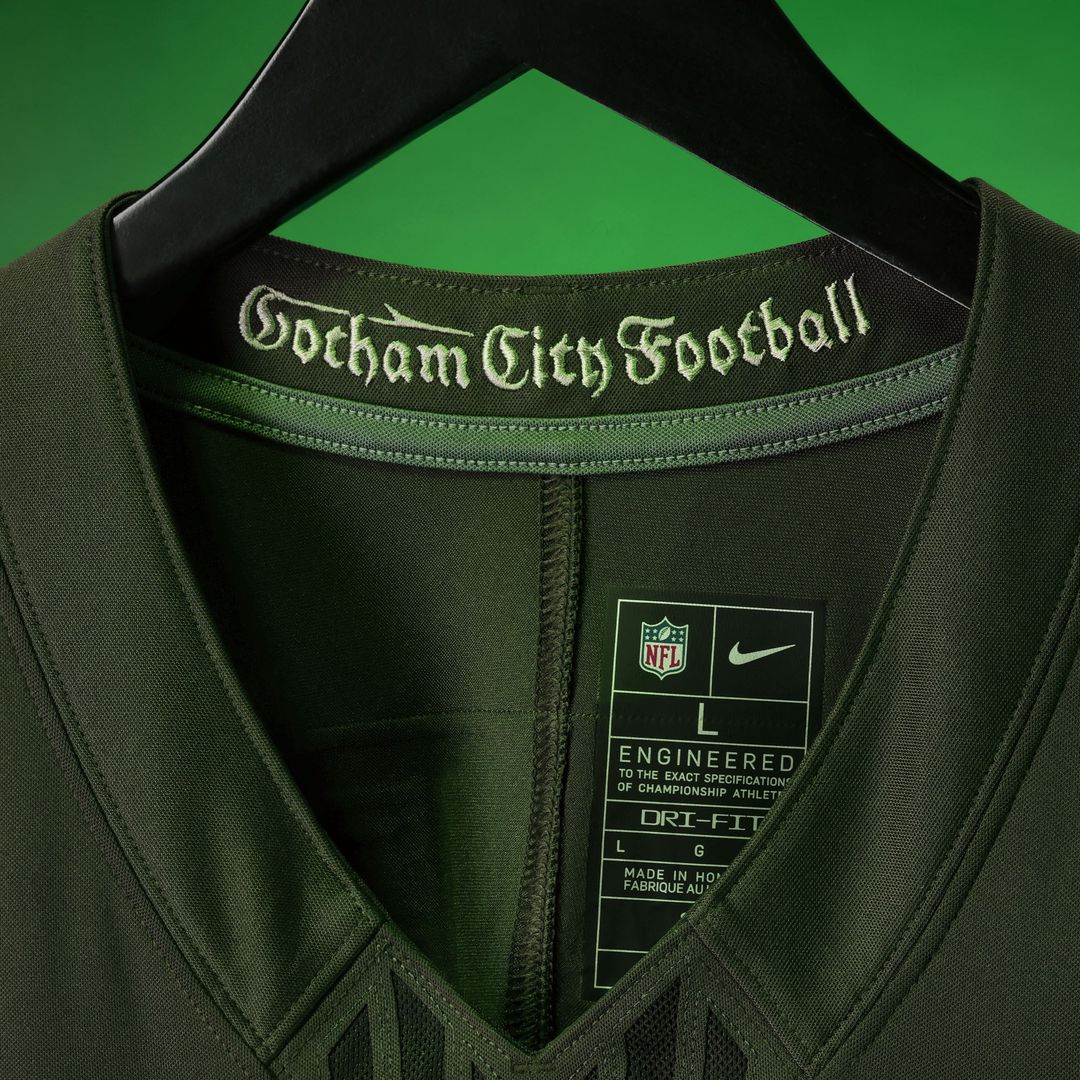 New York Jets Garrett Wilson Green Rivalries Collection Stitched Limited Jersey product image 4, provided for visual