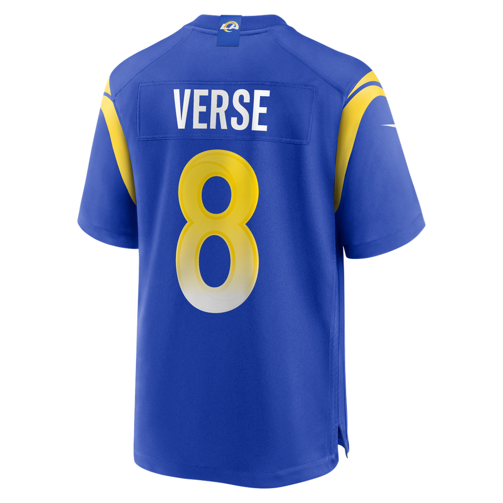 Los Angeles Rams Jared Verse White White Game Player Jersey product image 29, provided for visual reference and product