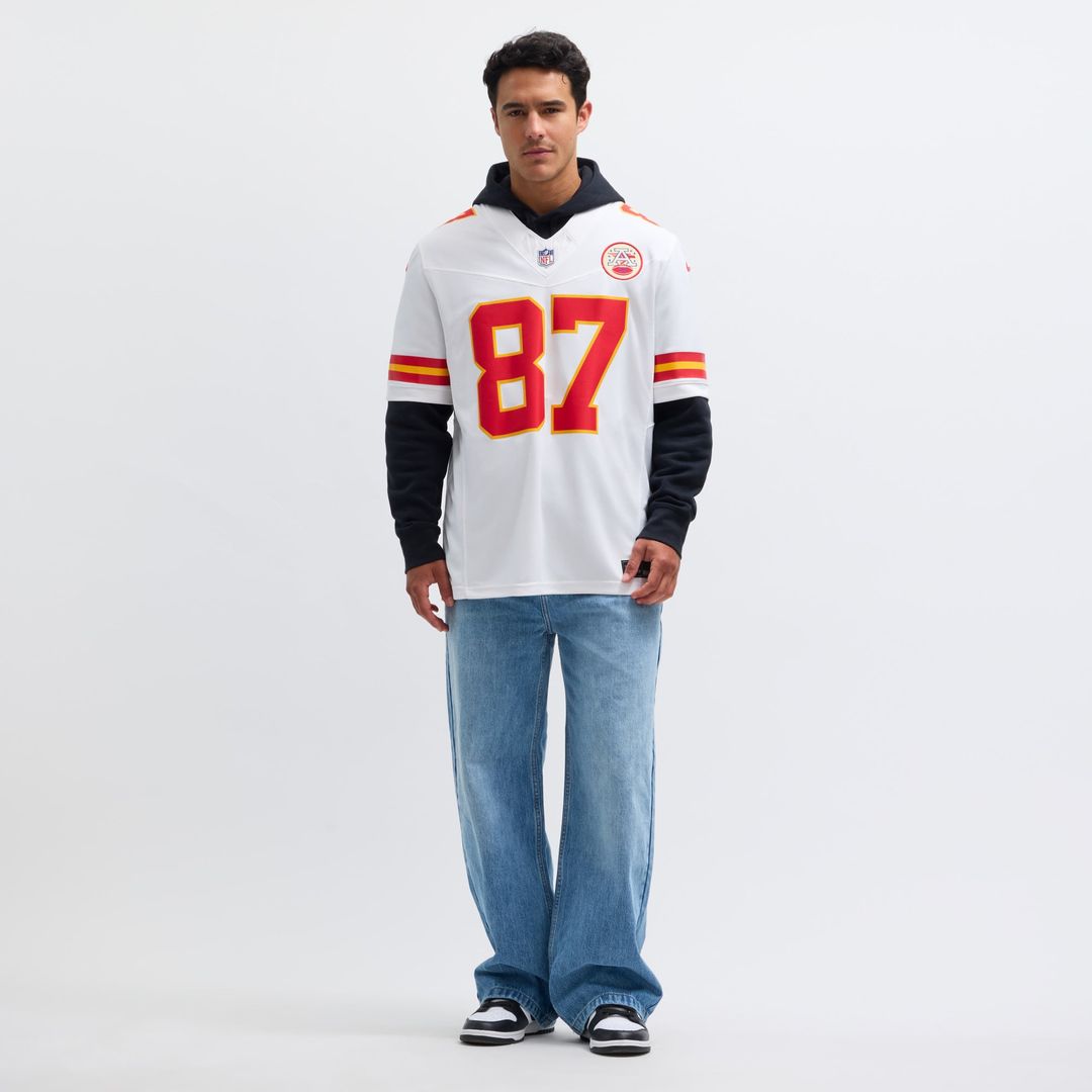 Kansas City Chiefs Travis Kelce Red Vapor F.U.S.E. Limited Jersey product image 12, provided for visual reference and