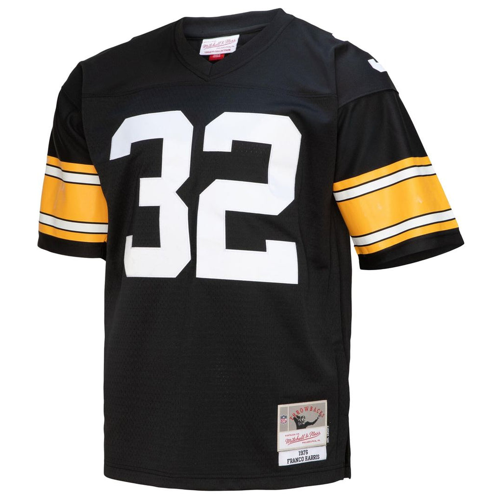 Pittsburgh Steelers Franco Harris White Legacy Replica Jersey product image 8, provided for visual reference and product
