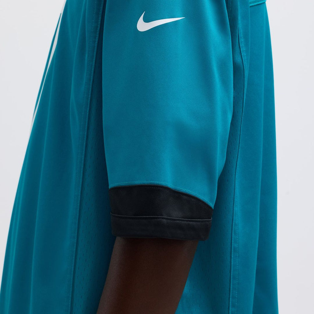 Jacksonville Jaguars Brian Thomas Jr Teal Player Game Jersey product image 9, provided for visual reference and product