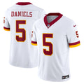 Washington Commanders Jayden Daniels White Vapor F.U.S.E. Limited Super Bowl Era Jersey product image 1, provided for visual