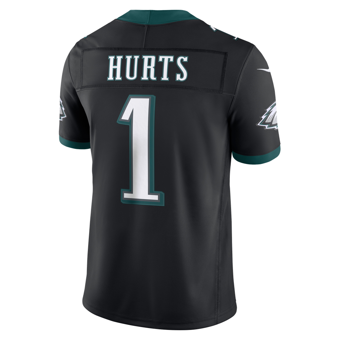 Philadelphia Eagles Jalen Hurts Black Alternate Vapor F.U.S.E. Stitched Limited Jersey product image 6, provided for visual