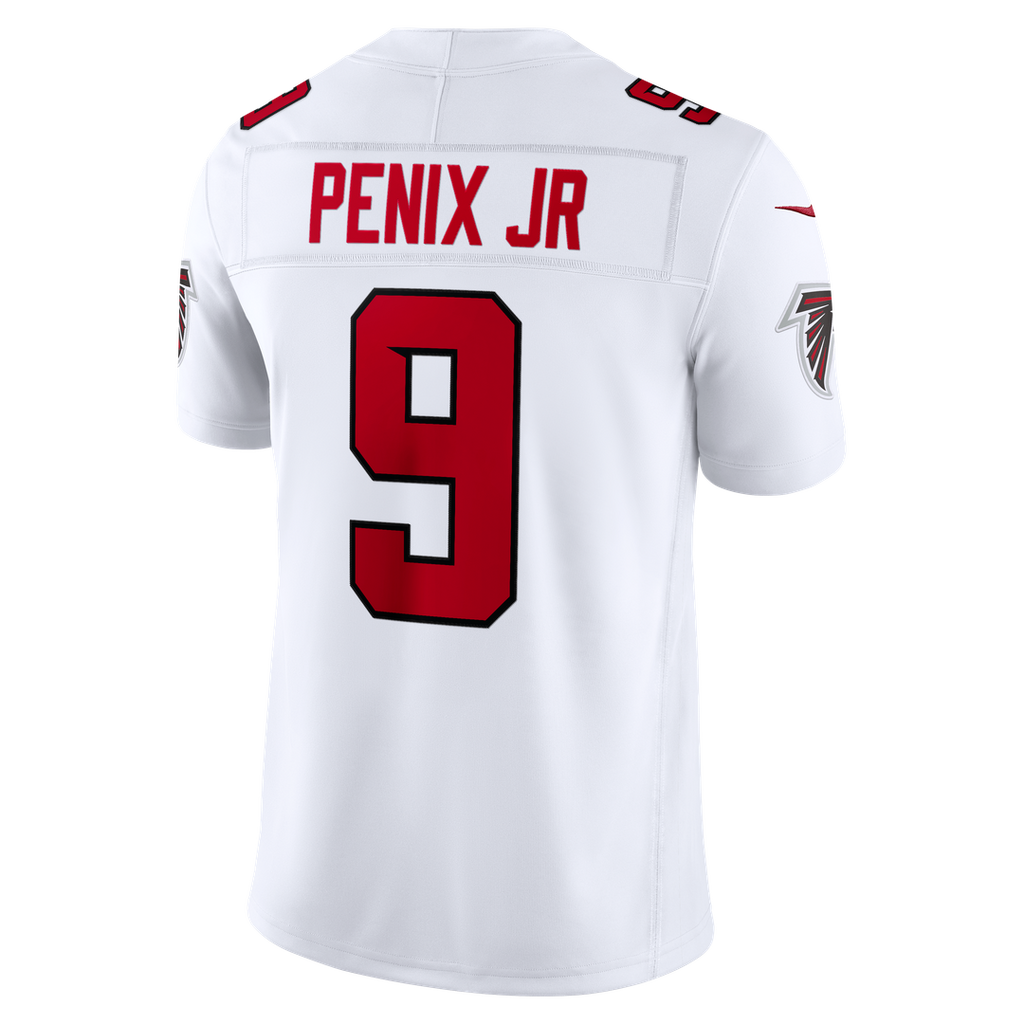 Atlanta Falcons Michael Penix Jr. White Vapor F.U.S.E. Stitched Limited Jersey product image 11, provided for visual