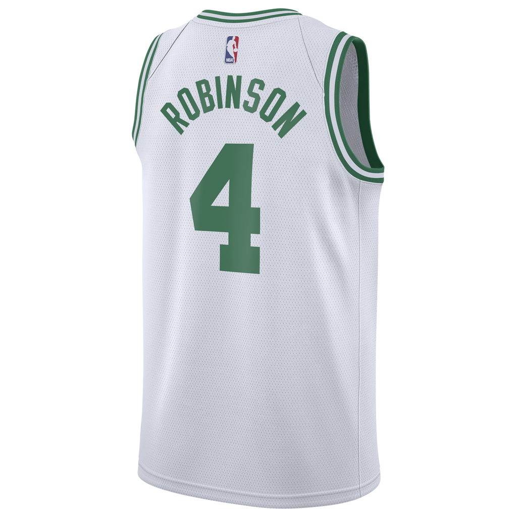 Mitchell Robinson Boston Celtics Association Edition Swingman Jersey - White - Youth product image 4, provided for visual