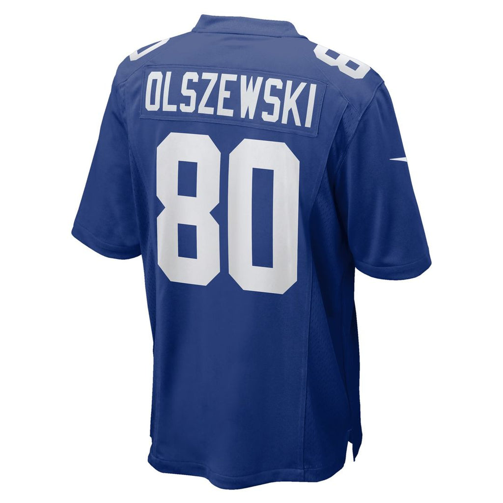 New York Giants Gunner Olszewski Royal Team Game Jersey product image 3, provided for visual reference and product detail