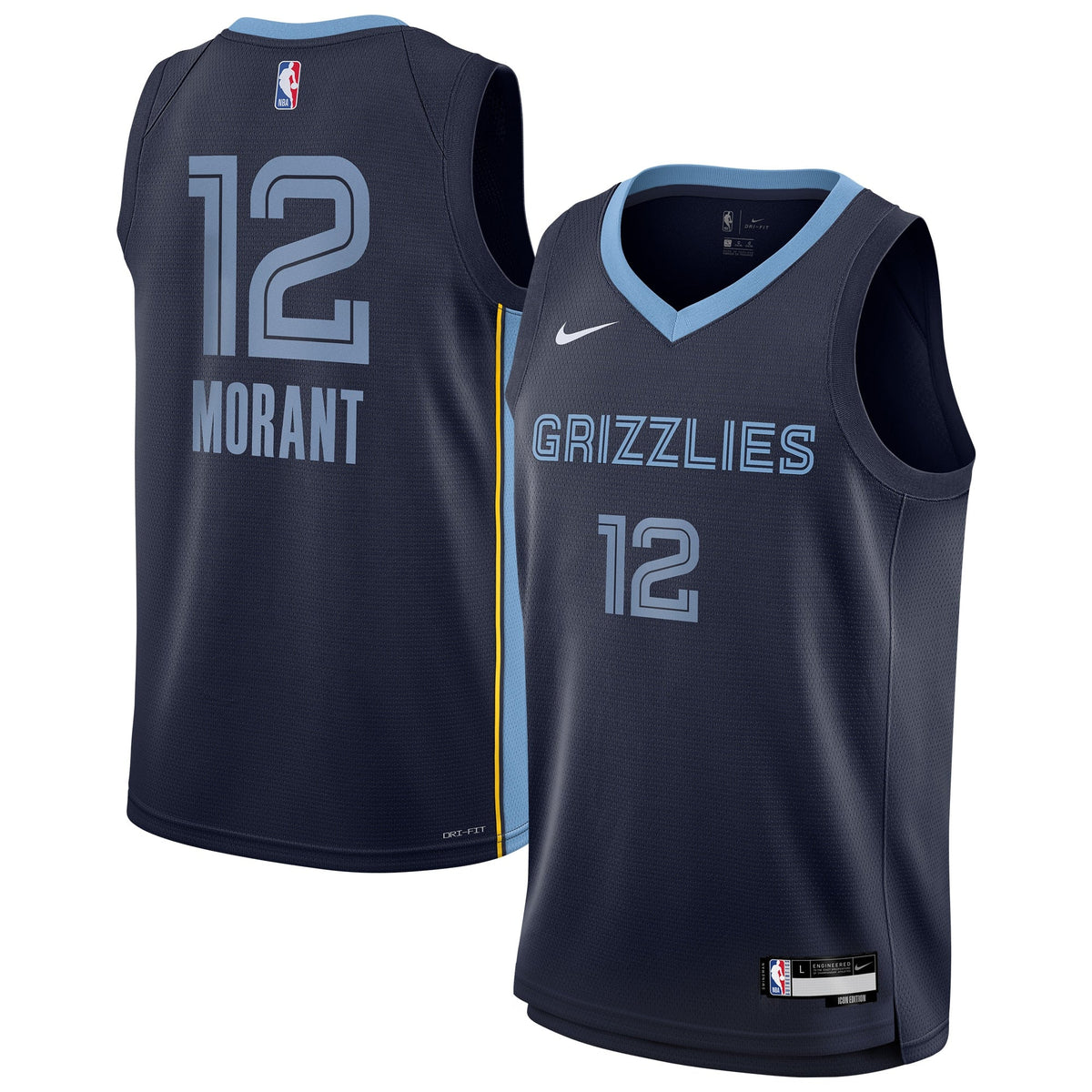 Memphis Grizzlies NBA Youth Icon Swingman Jersey NE - Ja product image 2