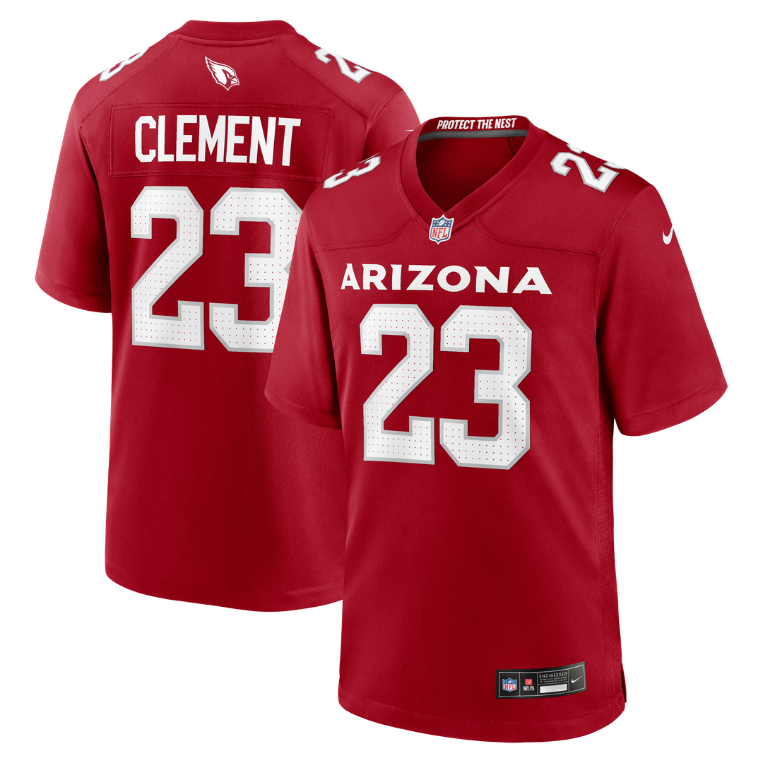 Arizona Cardinals Corey Clement Cardinal Team Game Jersey product image 1, provided for visual reference and product detail