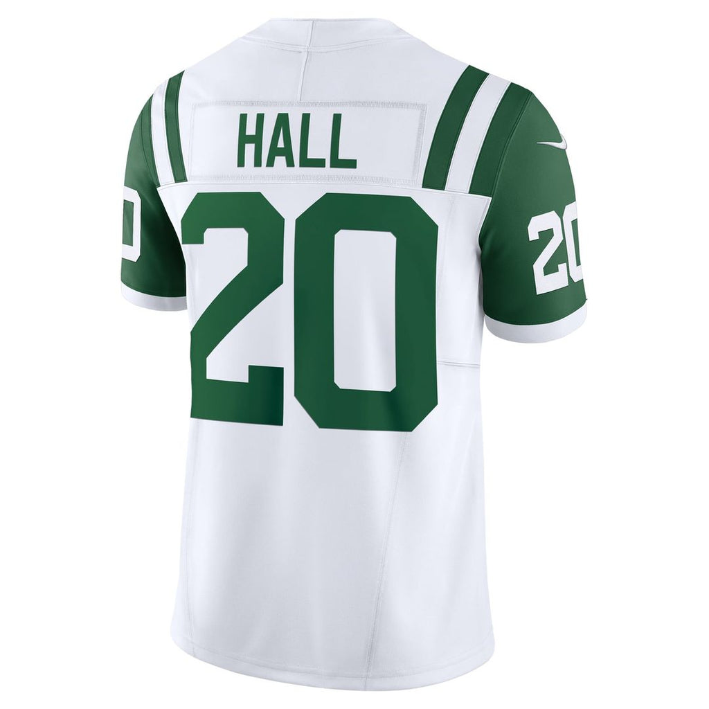 New York Jets Breece Hall White Classic Alternate Vapor F.U.S.E. Limited Jersey product image 3, provided for visual
