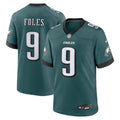 Philadelphia Eagles Nick Foles Midnight Green Team Retired Player Game Jersey product image 1, provided for visual reference