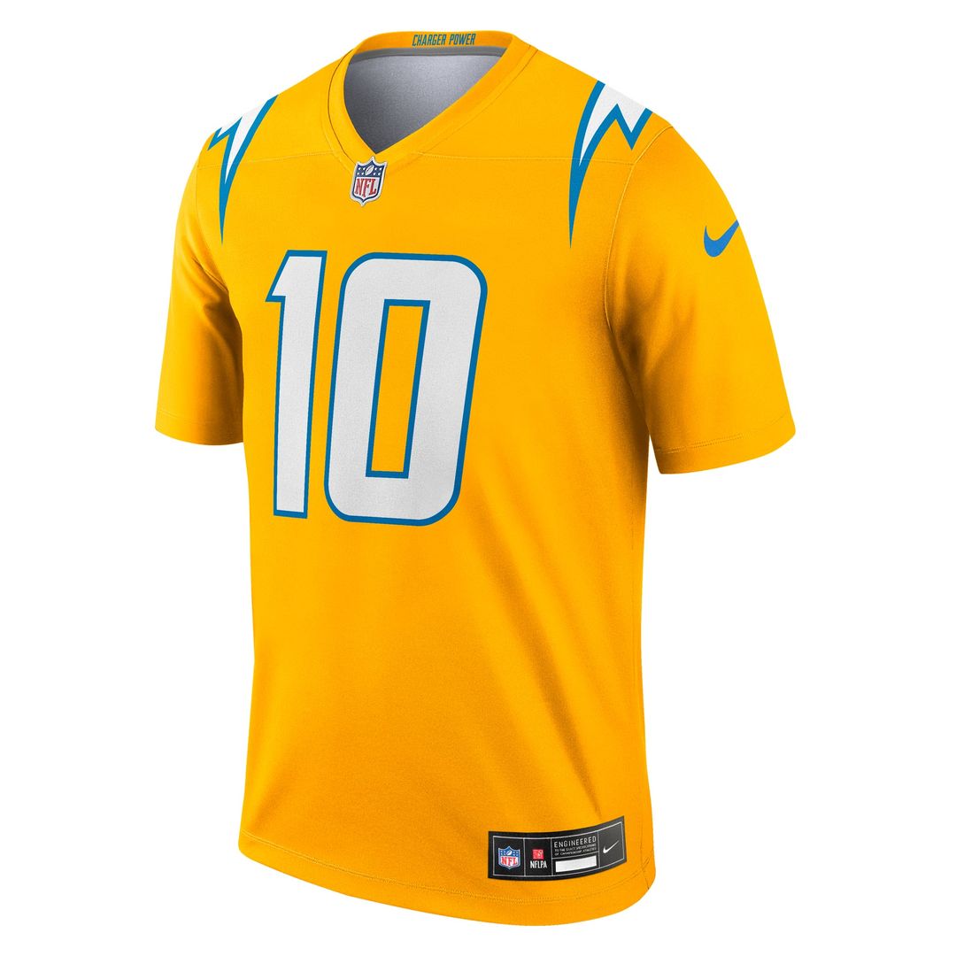 Los Angeles Chargers Justin Herbert Gold Alternate Charger Power Legend Player Performance Top product image 2, provided for