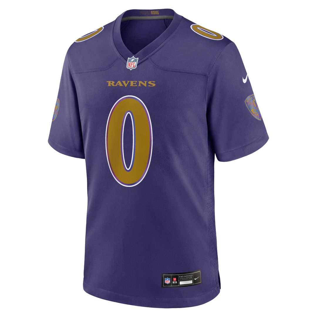 Baltimore Ravens Roquan Smith Purple Alternate Game Jersey product image 5, provided for visual reference and product detail