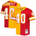 Tampa Bay Buccaneers Mike Alstott Orange/Red 1996 Split Legacy Replica Jersey product image 1, provided for visual reference