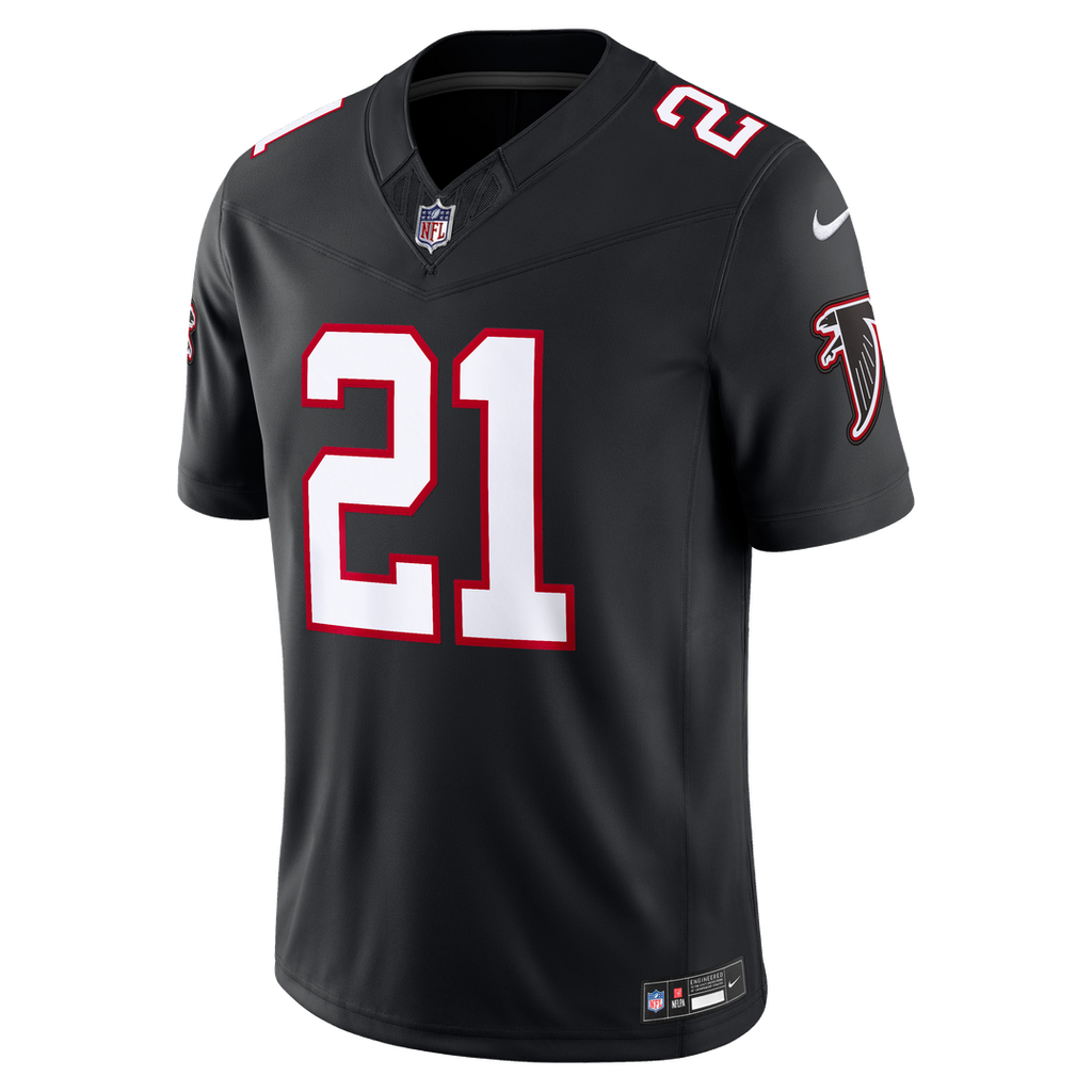 Atlanta Falcons Deion Sanders Black Alternate Throwback Vapor F.U.S.E. Stitched Retired Limited Jersey product image 5,