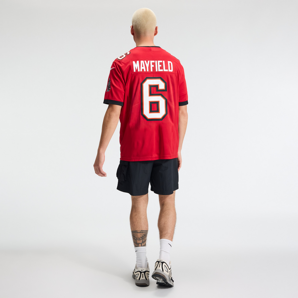 Tampa Bay Buccaneers Baker Mayfield Red Vapor Untouchable Limited Jersey product image 5, provided for visual reference and