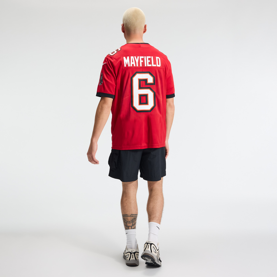 Tampa Bay Buccaneers Baker Mayfield Red Vapor Untouchable Limited Jersey product image 5, provided for visual reference and