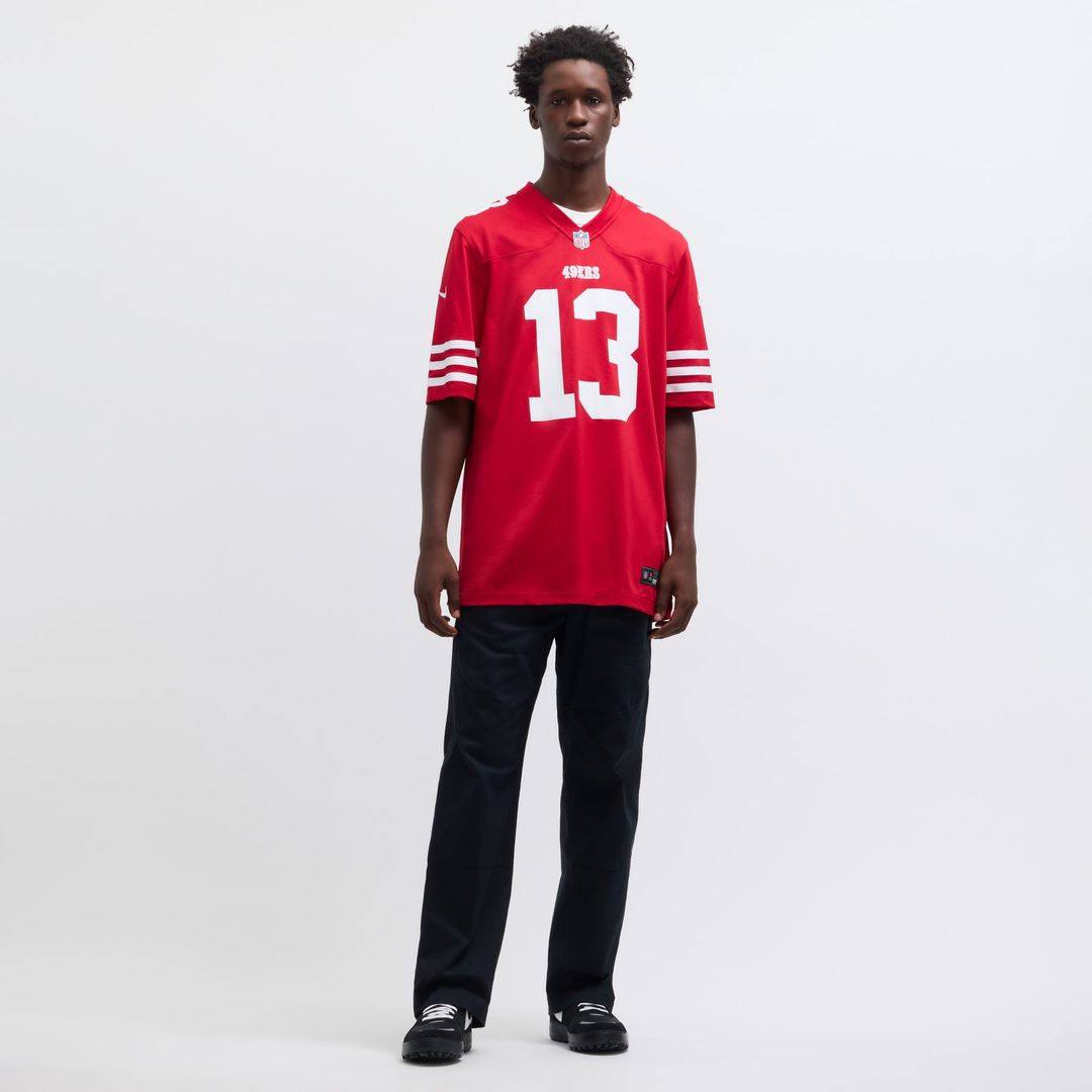 San Francisco 49ers Brock Purdy Scarlet Game Player Jersey product image 16, provided for visual reference and product