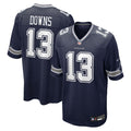 Dallas Cowboys Caleb Downs Navy Team Game Jersey product image 1, provided for visual reference and product detail review