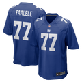 New York Giants Daniel Faalele Royal Team Game Jersey product image 1, provided for visual reference and product detail