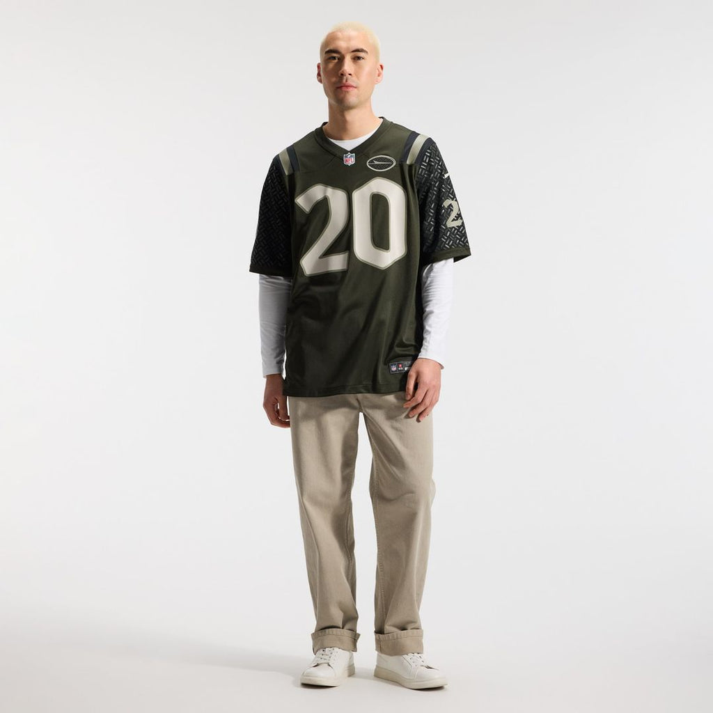 New York Jets Breece Hall Green Rivalries Collection Game Jersey product image 4, provided for visual reference and product