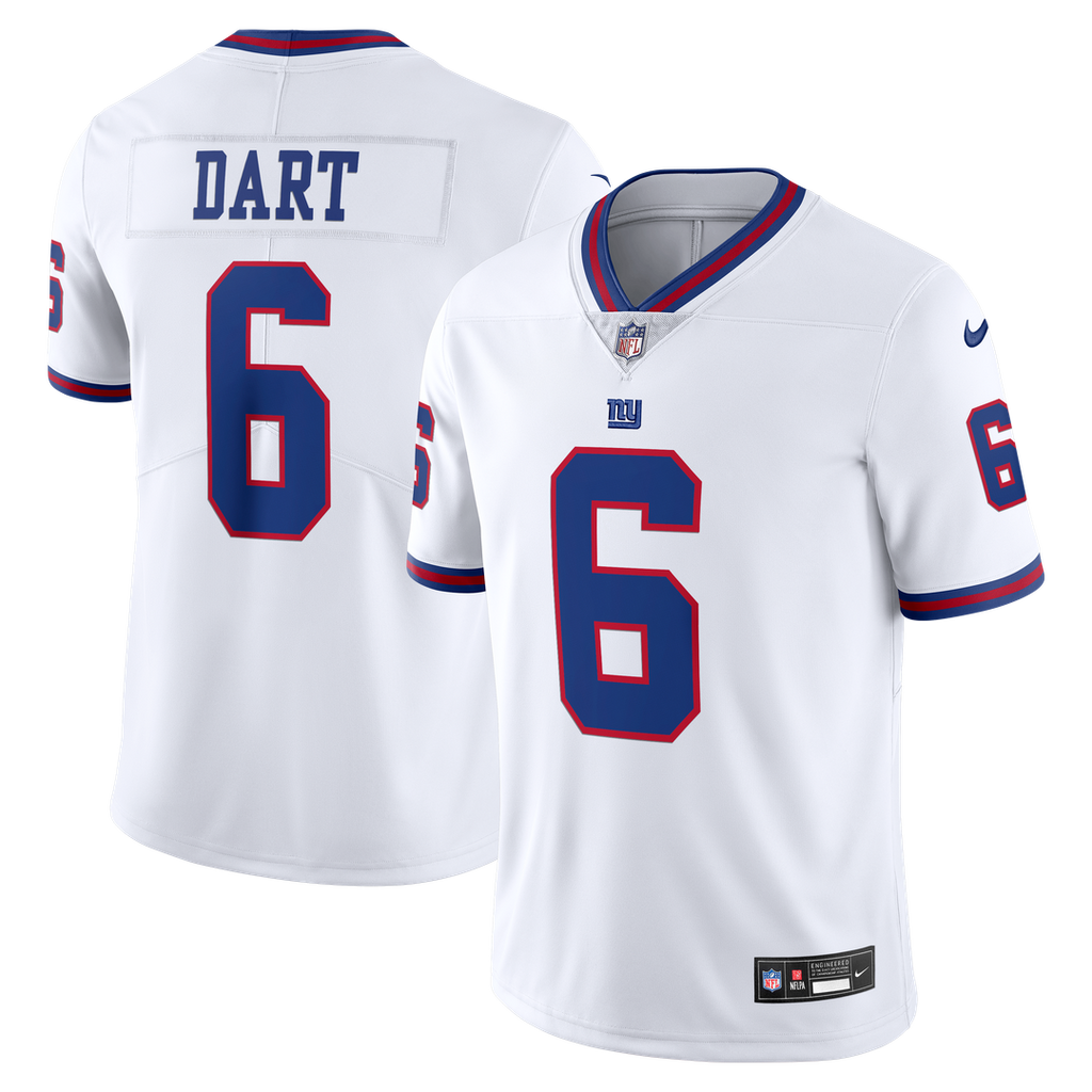 New York Giants Jaxson Dart Royal Legacy Vapor Untouchable Stitched Limited Jersey product image 7, provided for visual