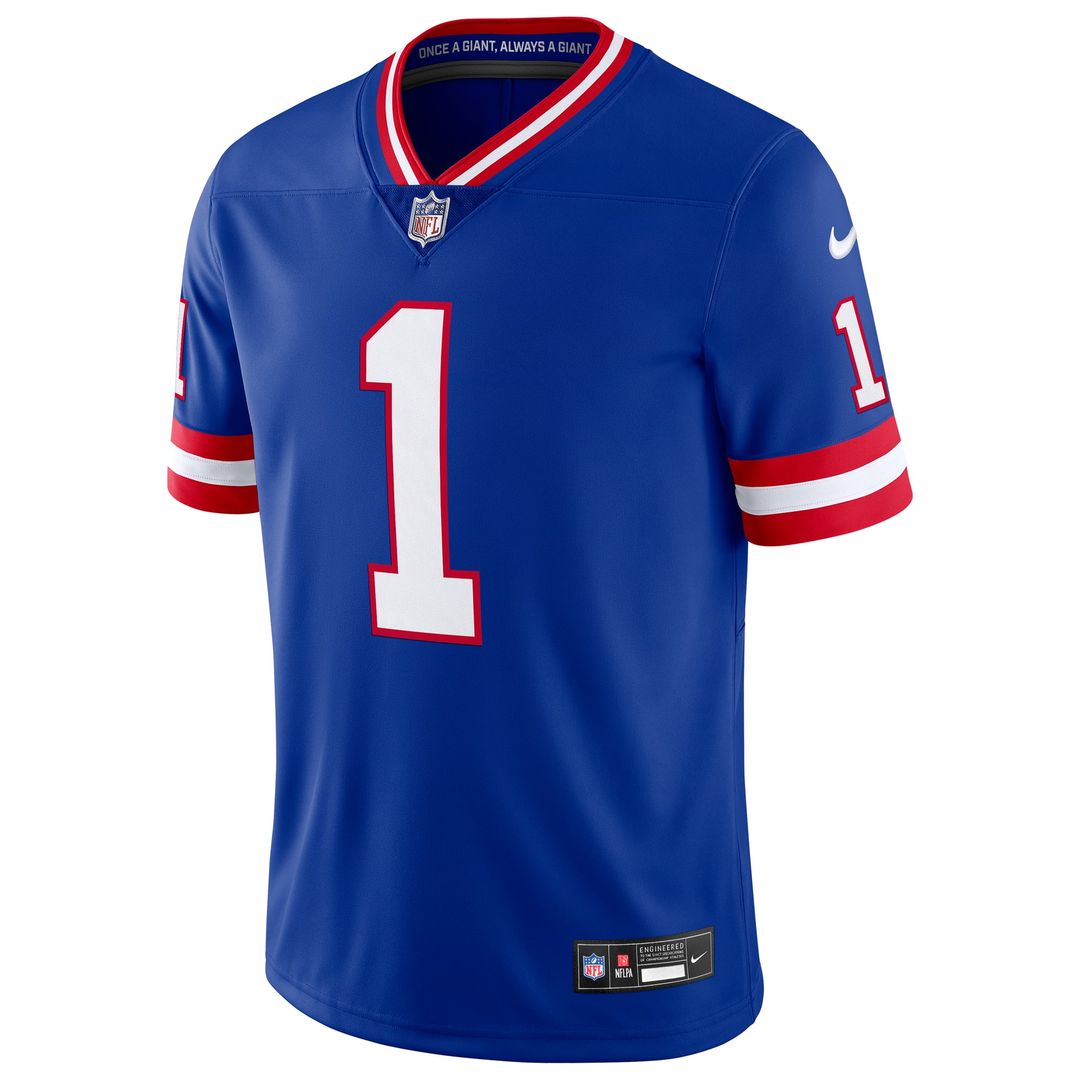 New York Giants Malik Nabers Royal Alternate 2 Legacy Vapor Untouchable Limited Jersey product image 2, provided for visual