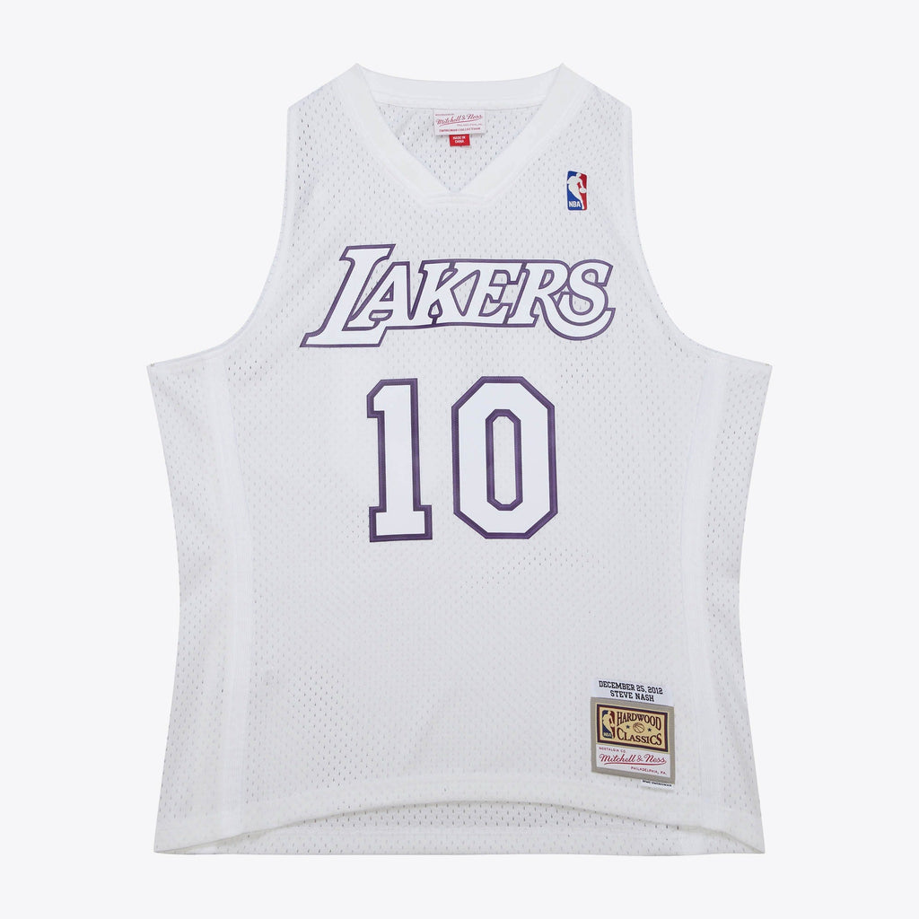 Steve Nash Los Angeles Lakers 2012 Day Authentic Jersey - White product image 3, provided for visual reference and product