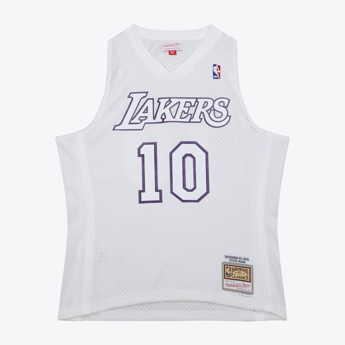 Steve Nash Los Angeles Lakers 2012 Day Authentic Jersey - White product image 3, provided for visual reference and product