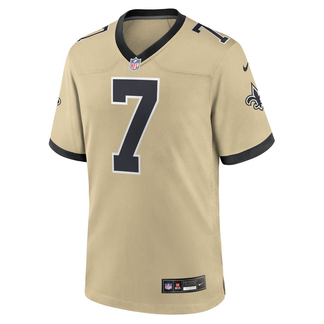 New Orleans Saints Taysom Hill Black Game Jersey product image 18, provided for visual reference and product detail review