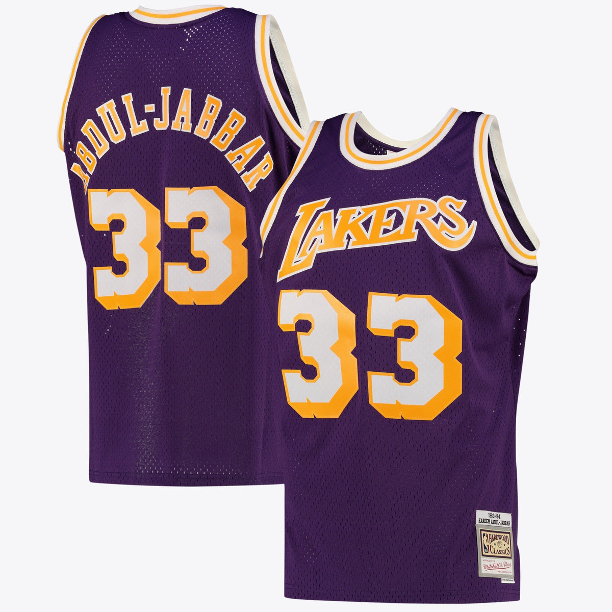 Los Angeles Lakers Kareem Abdul - Jabbar Alternate Swingman Basketball Jersey By - Purple product image 1, provided for