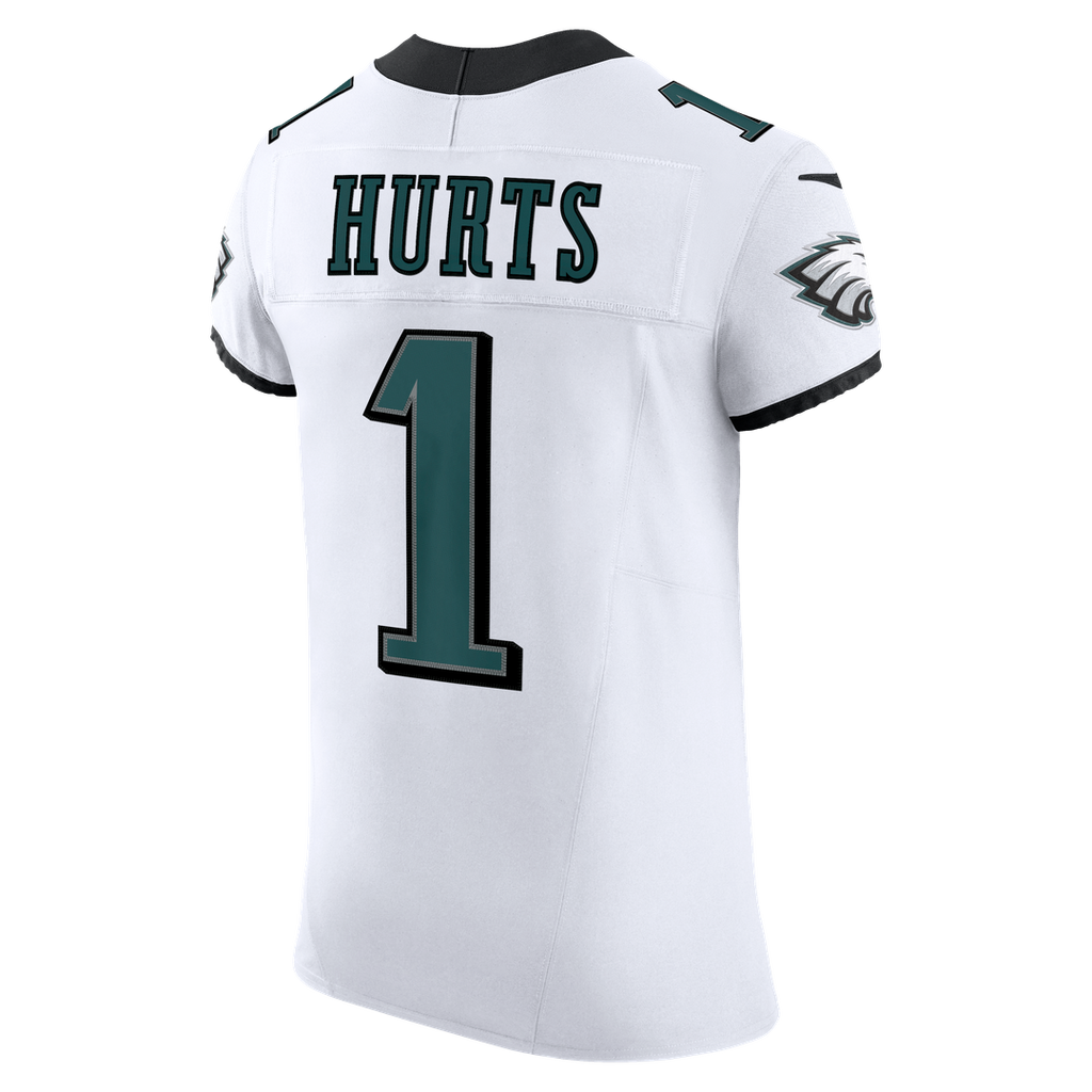 Philadelphia Eagles Jalen Hurts White Vapor F.U.S.E. Elite Jersey product image 3, provided for visual reference and product