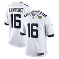 Jacksonville Jaguars Trevor Lawrence White Game Jersey product image 1, provided for visual reference and product detail