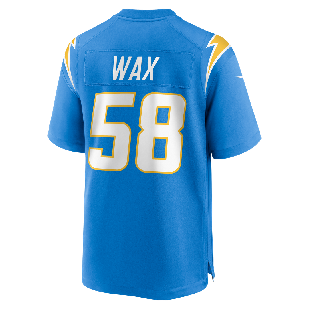 Los Angeles Chargers Marlowe Wax Powder Blue Team Game Jersey product image 3, provided for visual reference and product