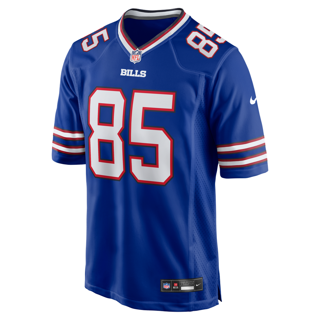 Buffalo Bills Jackson Hawes Royal Team Game Jersey product image 2, provided for visual reference and product detail review