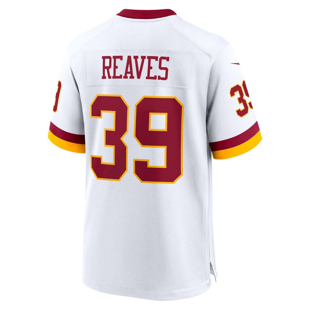 Washington Commanders Jeremy Reaves White Game Super Bowl Era Jersey product image 10, provided for visual reference and