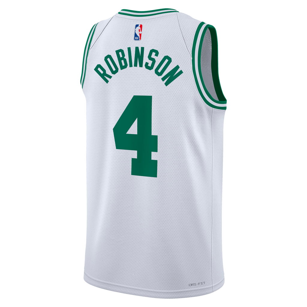 Mitchell Robinson Boston Celtics Association Edition Swingman Jersey - White - Unisex product image 4, provided for visual
