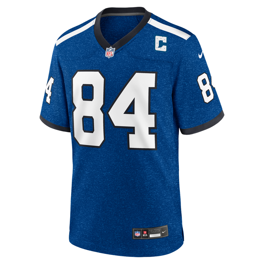 Indianapolis Colts Tyler Warren Heather Royal Alternate 2 Indiana Nights Game Jersey product image 6, provided for visual
