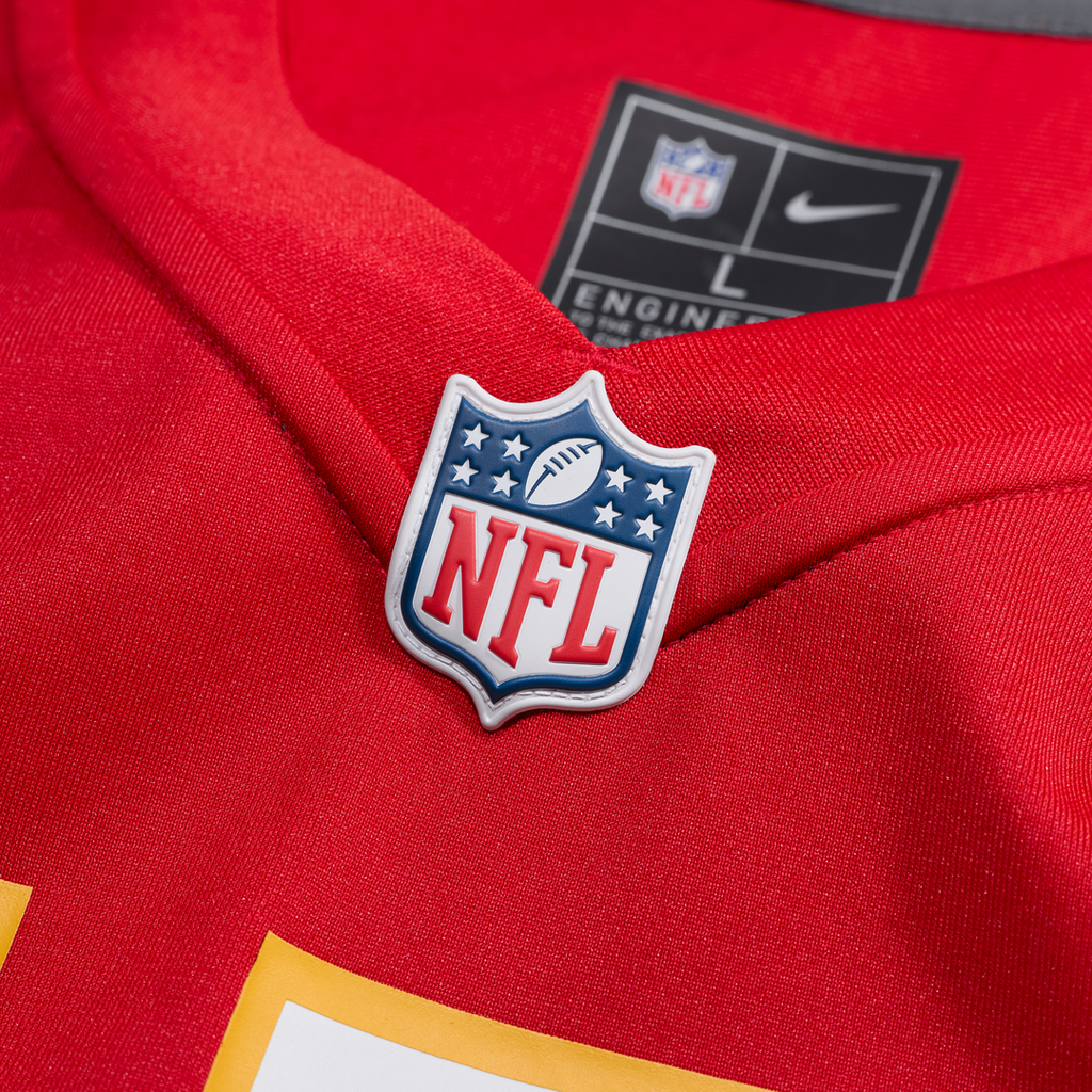 Kansas City Chiefs Robert Tonyan Red Team Game Jersey product image 4, provided for visual reference and product detail