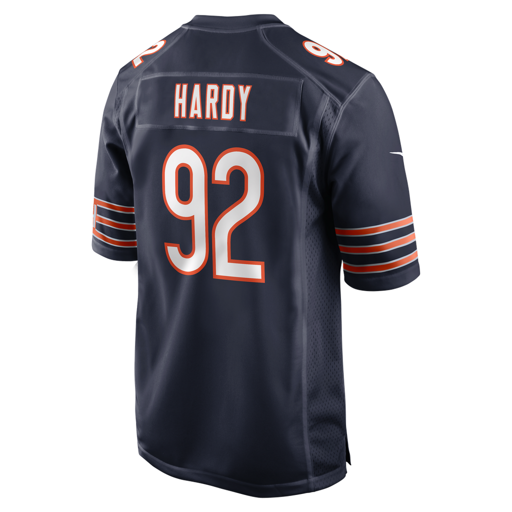 Chicago Bears Daniel Hardy Navy Team Game Jersey product image 3, provided for visual reference and product detail review